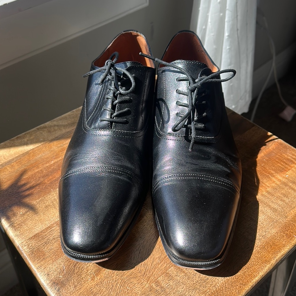 Men’s Florsheim Black Dress Shoes. Size 11.5D